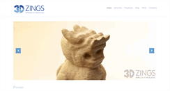 Desktop Screenshot of 3dzings.com